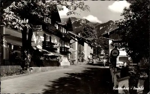 Ak Fischbachau Leitzach Oberbayern, Dorfbild