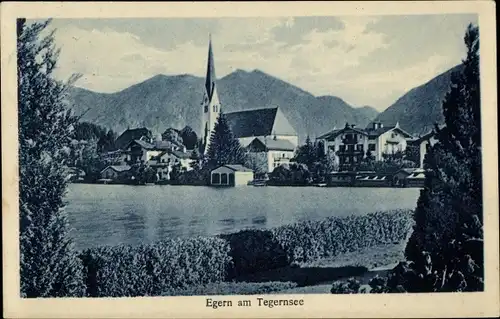 Ak Egern am Tegernsee Oberbayern, Kirche