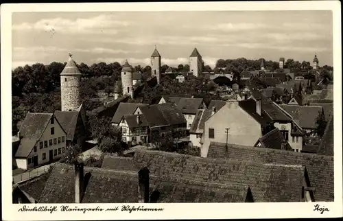 Ak Dinkelsbühl in Mittelfranken, Türme