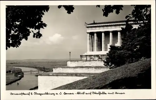 Ak Donaustauf in der Oberpfalz, Walhalla bei Regensburg