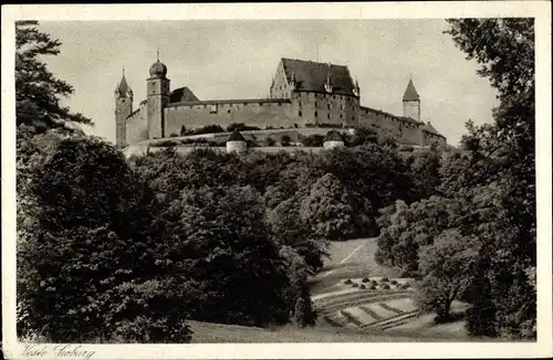 Ak Coburg in Oberfranken, Veste