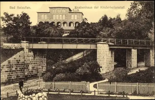 Ak Bad Salzuflen in Lippe, Kinderheilanstalt, Knabenhaus