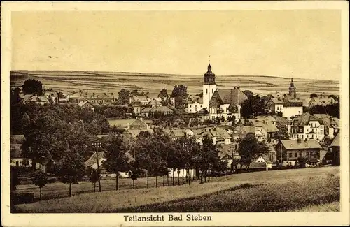 Ak Bad Steben in Oberfranken, Panorama