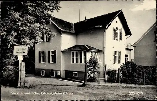 Ak Laßnitzhöhe Lassnitzhöhe Steiermark, Erholungsheim Ehler