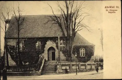 Ak Kiel, St. Jürgens Kapelle