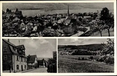 Ak Bad Bocklet in Unterfranken, Gesamtansicht, Kaufhaus Gustav Limpert