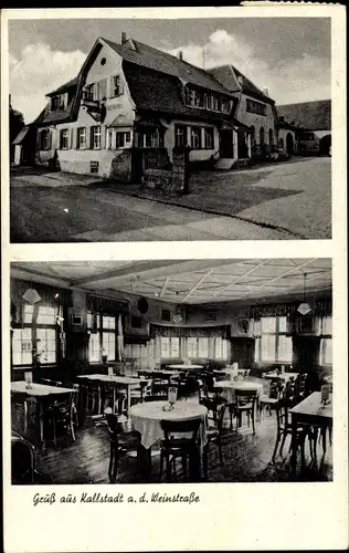 Ak Kallstadt in der Pfalz, Gasthaus Heinrich Schuster