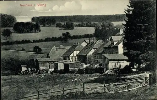 Ak Neuhaus im Solling Holzminden Niedersachsen, Wohnhäuser