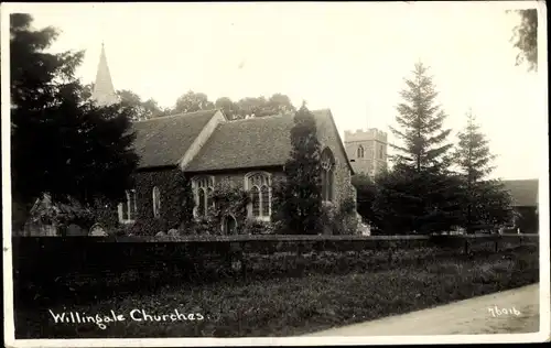 Ak Willingale Essex England, Kirchen