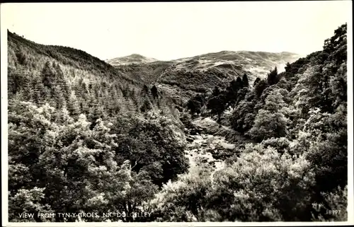 Ak Dolgellau Dolgelly Dolgelley Wales, Blick von Tyn-y-Groes