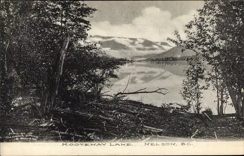 Ak Nelson British Columbia Kanada, Kootenay Lake