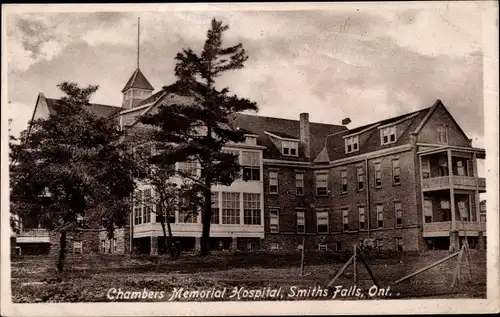 Ak Ontario Kanada, Chambers Memorial Hospital, Smiths Falls