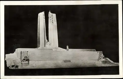 Ak Toronto Ontario Kanada, Skizzenmodell des Kriegerdenkmales