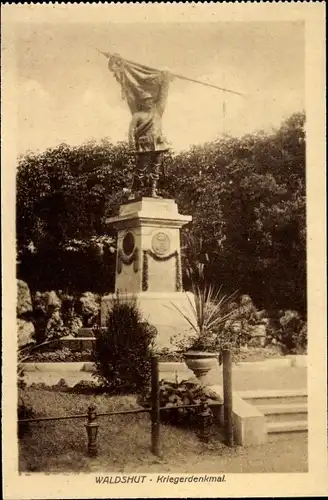 Ak Waldshut Tiengen am Hochrhein, Kriegerdenkmal
