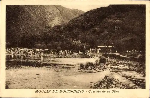 Ak Moulin de Bourscheid Luxemburg, Cascade de la Sure