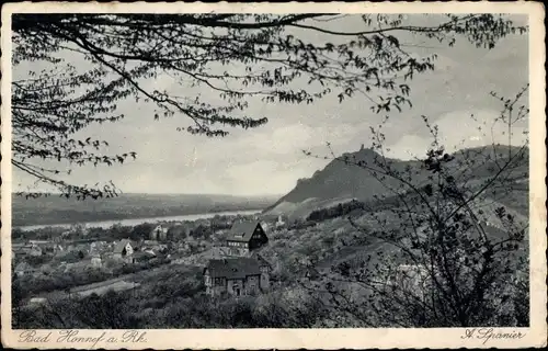 Ak Bad Honnef am Rhein, Panorama