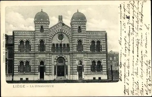 Judaika Ak Liège Lüttich Wallonien, Synagoge