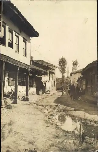 Foto Ak Prilep Mazedonien, Straßenpartie