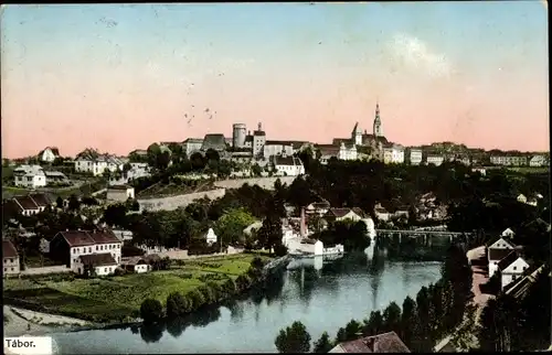 Ak Tábor Südböhmen, Totalansicht