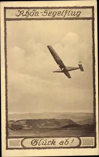 Ganzsachen Ak Rhön-Segelflug 1925, PP 88 C 1