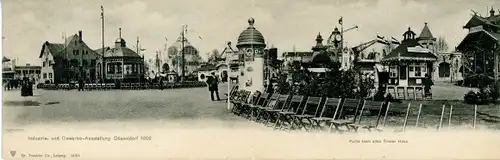 Klapp Ak Düsseldorf am Rhein, Industrie und Gewerbeausstellung 1902