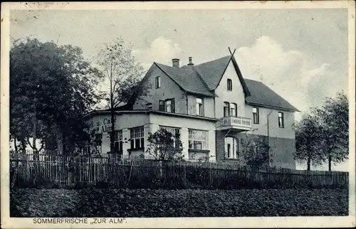 Ak Bad Elster im Vogtland, Sommerfrische zur Alm, Kurt Rüprich