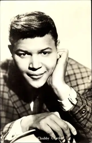 Ak Sänger Chubby Checker, Portrait