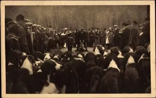 Ak Villers Cotterêts Aisne, Foret, Le Balance au Pont Blais