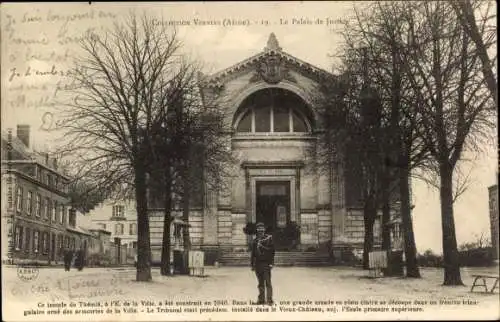 Ak Vervins Aisne, Le Palais de Justice