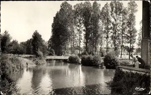 Ak Charny Yonne, L'Ouanne au Moulin