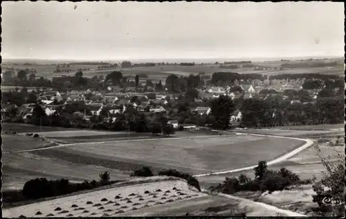 Ak Malay le Grand Yonne, Vue générale, Blick auf den Ort, Felder