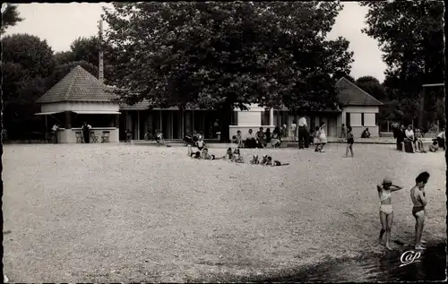 Ak Joigny Yonne, La Plage, Strandleben