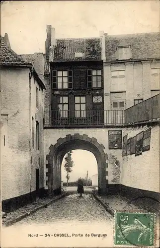 Ak Cassel-Nord, Porte de Bergues