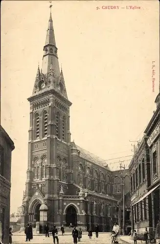 Ak Caudry-Nord, Kirche