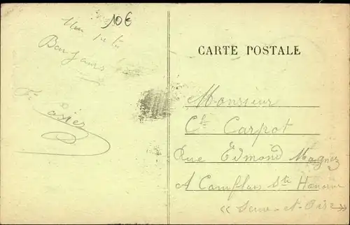 Ak Denain-Nord, Kriegsdenkmal