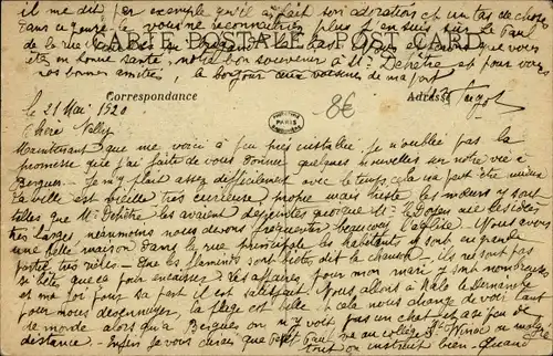 Ak Bergues-Nord, Abtei Saint Winoc, Turm