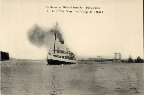 Ak Rouen Seine-Maritime, Le Felix Faure in der Passage du Trait