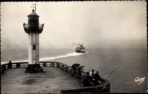 Ak Dieppe Seine-Maritime, Le Phare