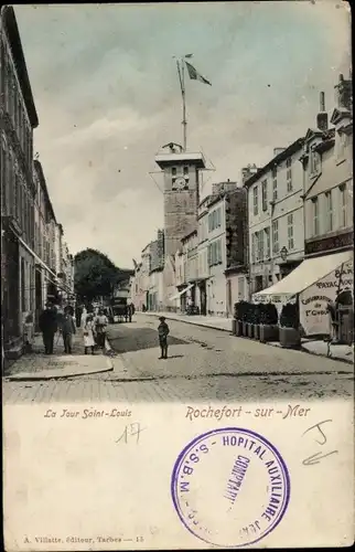 Ak Rochefort sur Mer Charente Maritime, La Tour Saint Louis