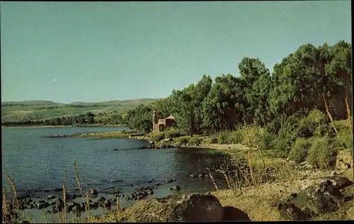 Ak Tabgha Israel, See von Galilee