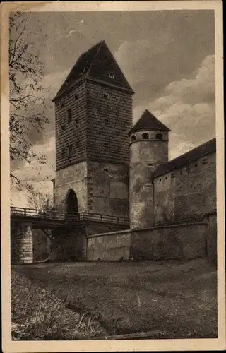 Ak Amberg in der Oberpfalz Bayern, Ziegeltor