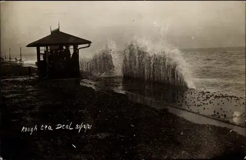 Ak-Deal Kent England, raue See