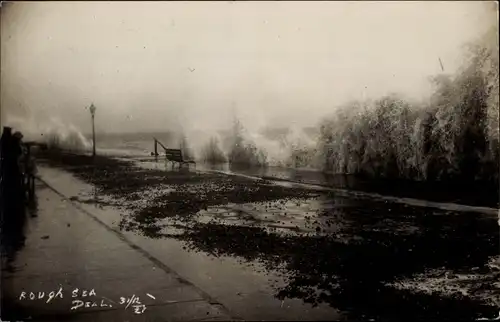 Ak-Deal Kent England, raue See