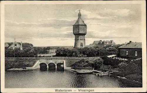 Ak Vlissingen Zeeland Niederlande, Watertoren