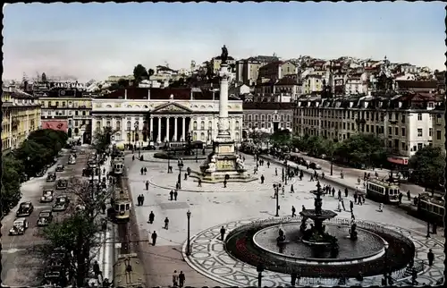 Ak Lisboa Lissabon Portugal, Rossio