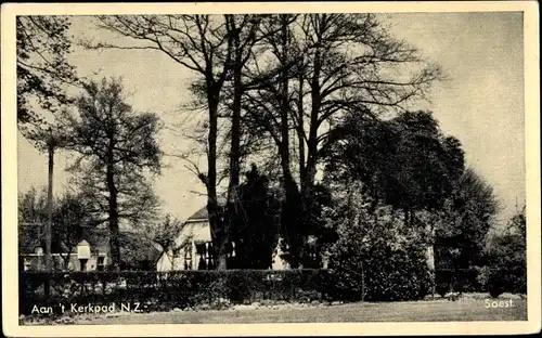 Ak Soest Utrecht Niederlande, Aan't Kerkpad