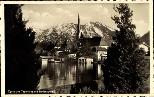 Ak Egern am Tegernsee Oberbayern, Bodenschneid, Kirche