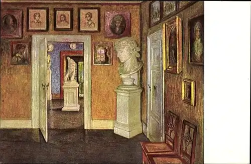 Künstler Ak Stremel, Goethezimmer, Kunstwart Nr. 217