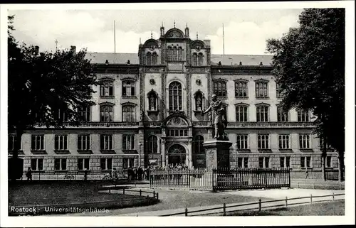 Ak Hansestadt Rostock, Universitätsgebäude