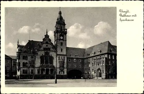 Ak Rheydt Mönchengladbach am Niederrhein, Rathaus, Sparkasse